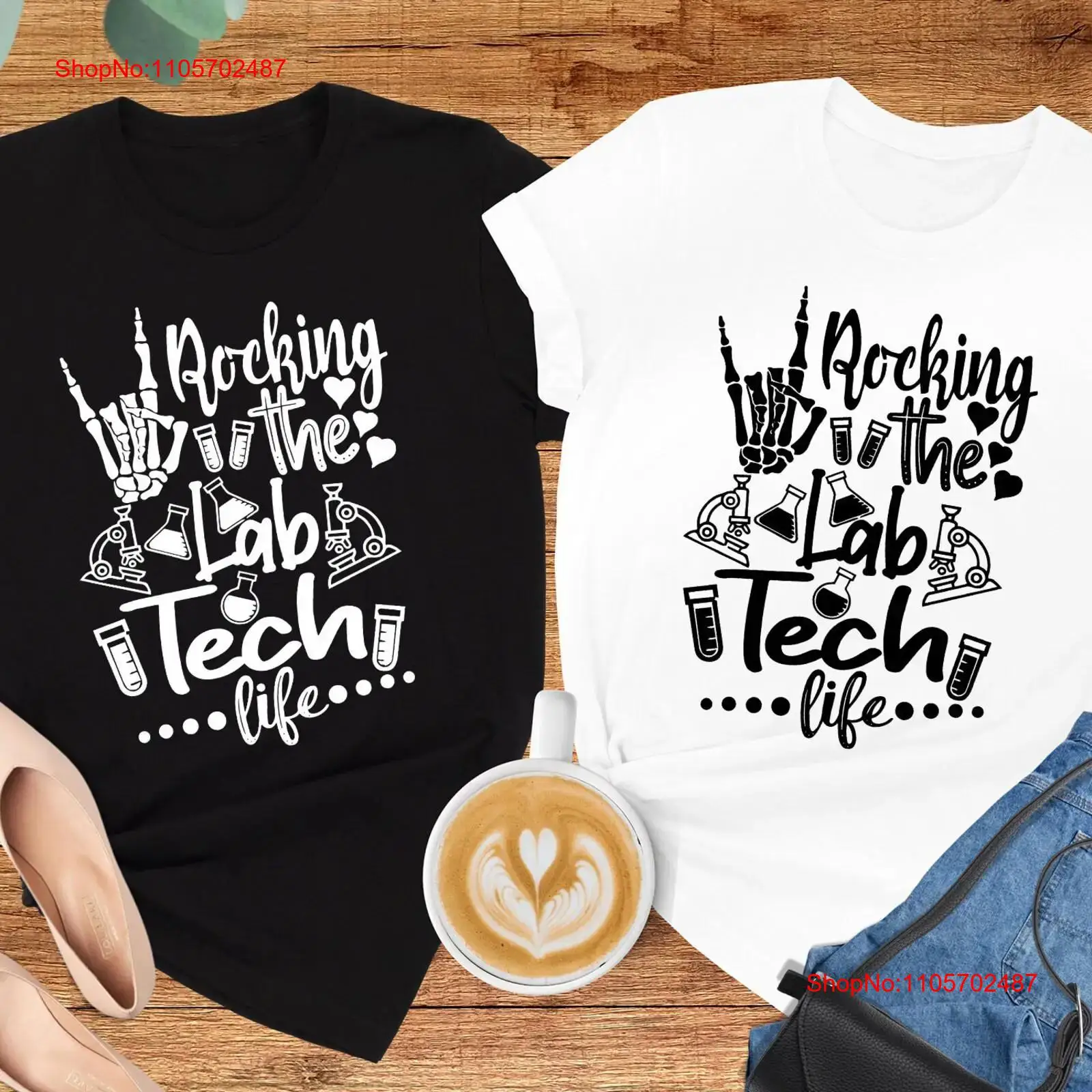 Rocking The Lab Tech Life T Sh - đánh giá và giá Medical Lab Graphics