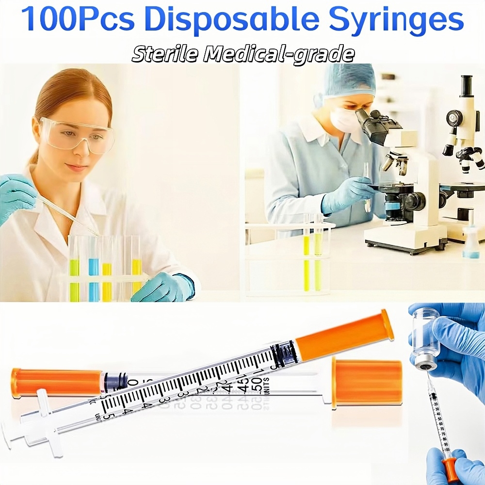 100-Pack Disposable Syringes P - đánh giá và giá Medical Lab Professional